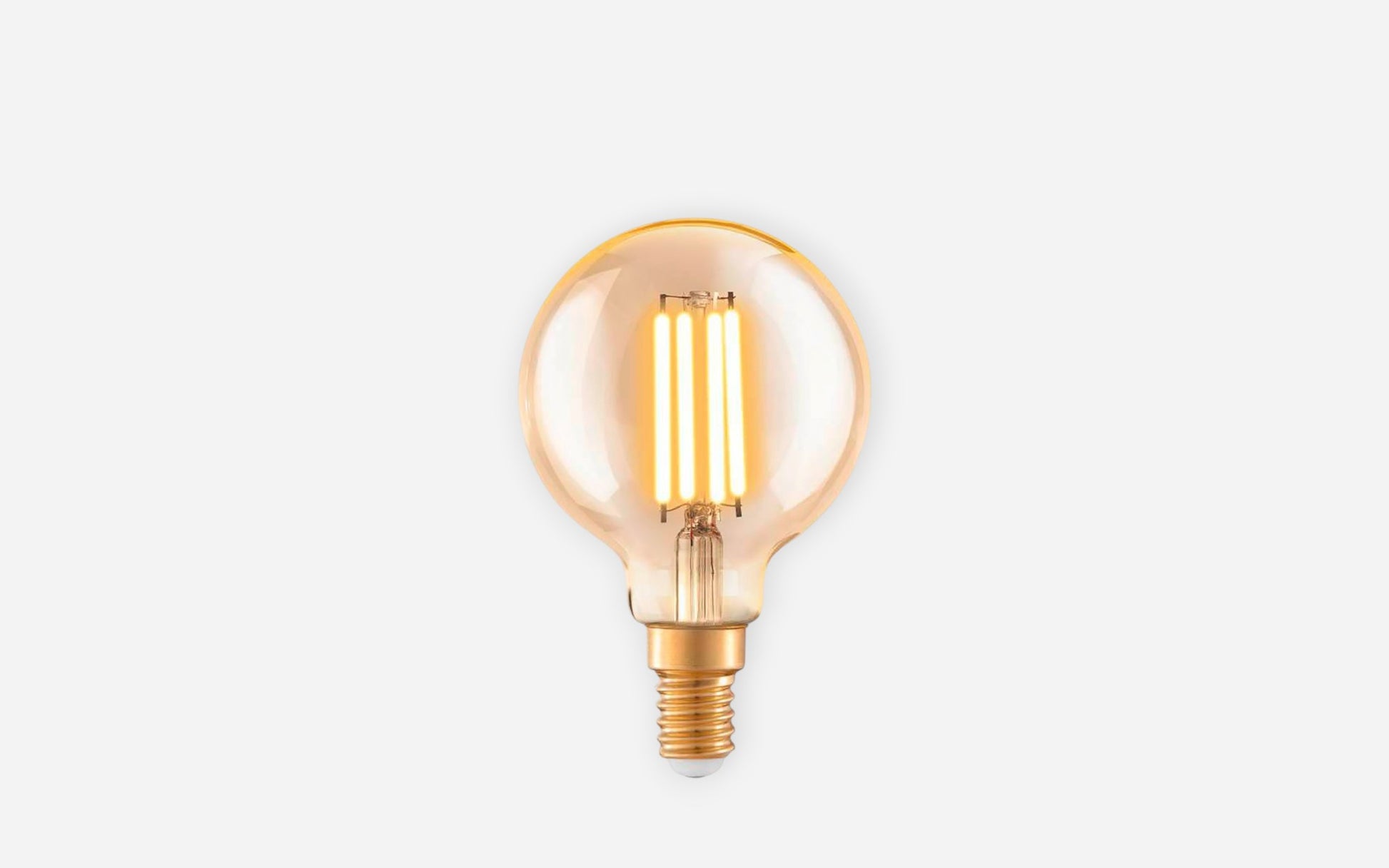 LED-Leuchtmittel G60 Tropfen 4 W/E14/350 lm, amber